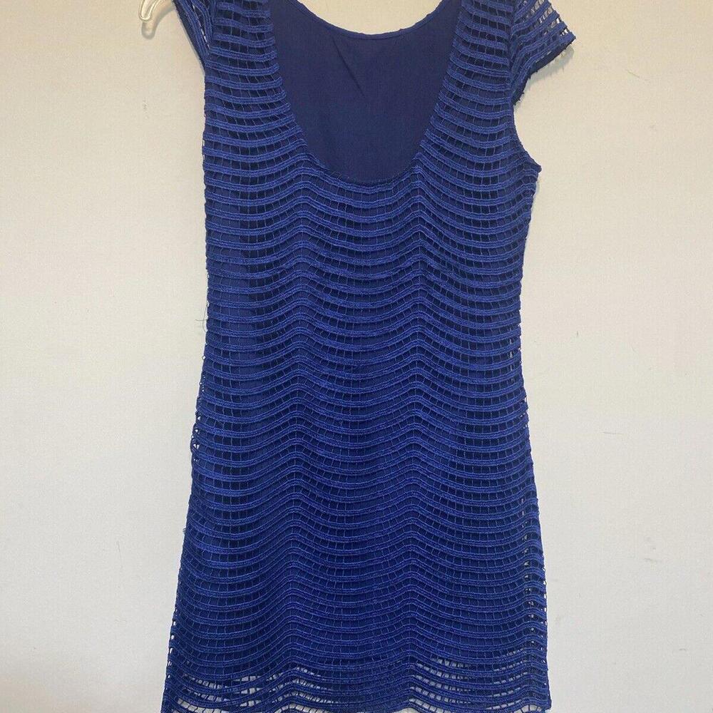 Francescas Dress Womens Size M Blue  Sleeveless Midi